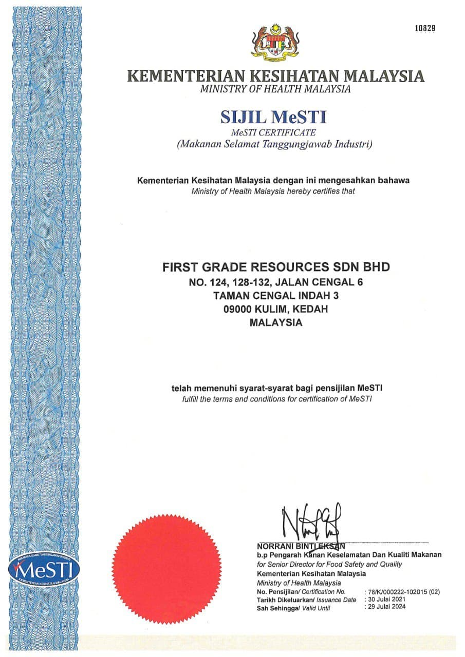 MeSTI Certificate